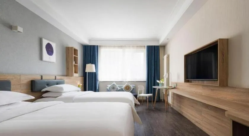 Bed in Shanshui Trends Hotel Temple of Heaven Branch