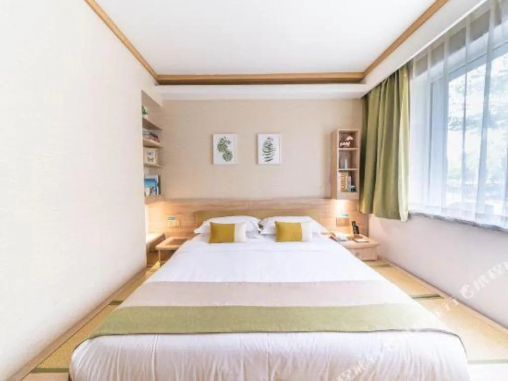 Bed in Shanshui Trends Hotel Temple of Heaven Branch