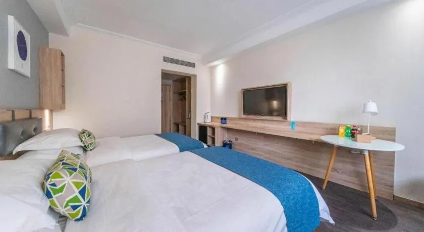 Bed in Shanshui Trends Hotel Temple of Heaven Branch