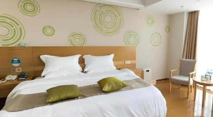 Bed in GreenTree Inn Maanshan Hanshan District Jiuwu Square Hotel