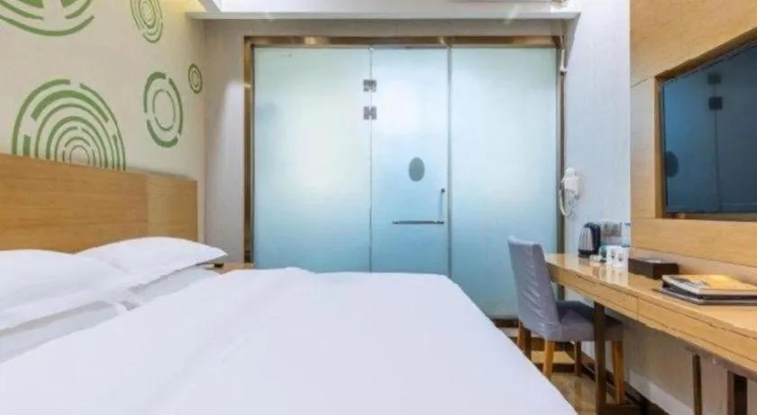 Bed in GreenTree Inn Hefei Government Cultural District South District Provincial Hospital Nanqu Hotel