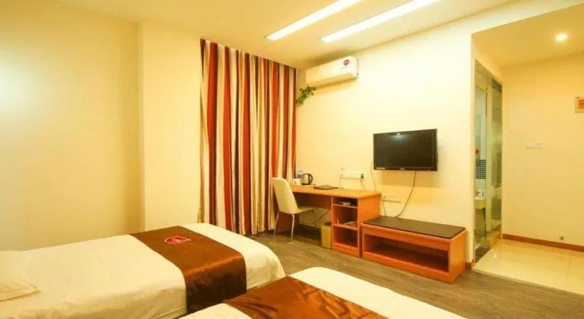 Bed in Thank Inn Plus Hotel Wuxi Xishan District Leather City