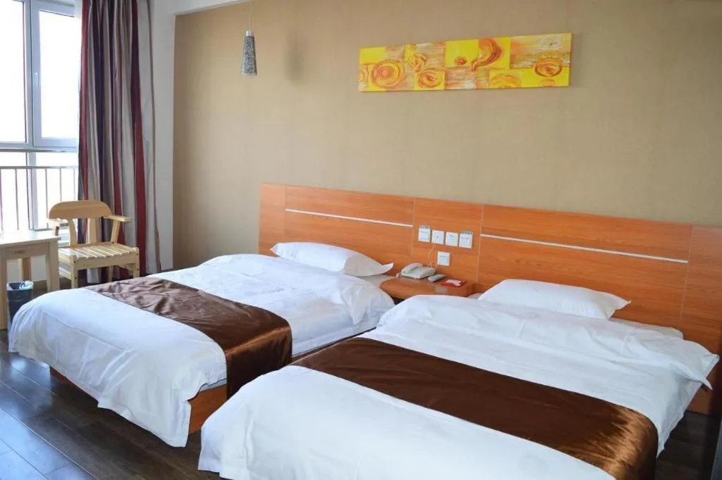 Bed in Thank Inn Hotel Hebei Hengshui Ronghua North Street