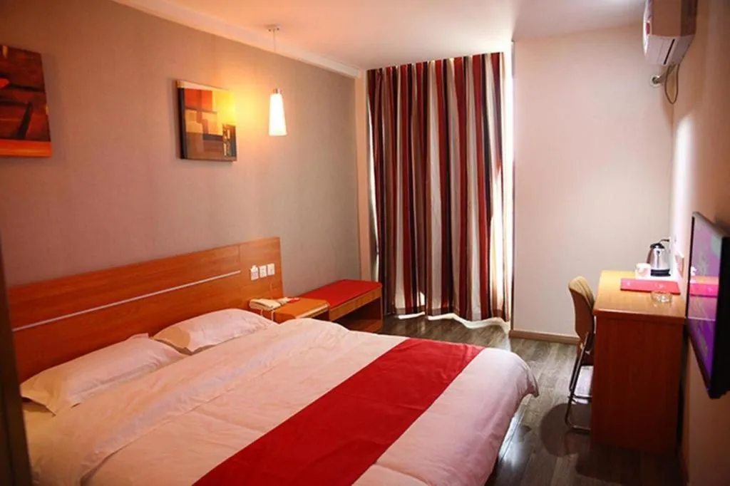 Bed in Thank Inn Hotel Hebei Hengshui Ronghua North Street