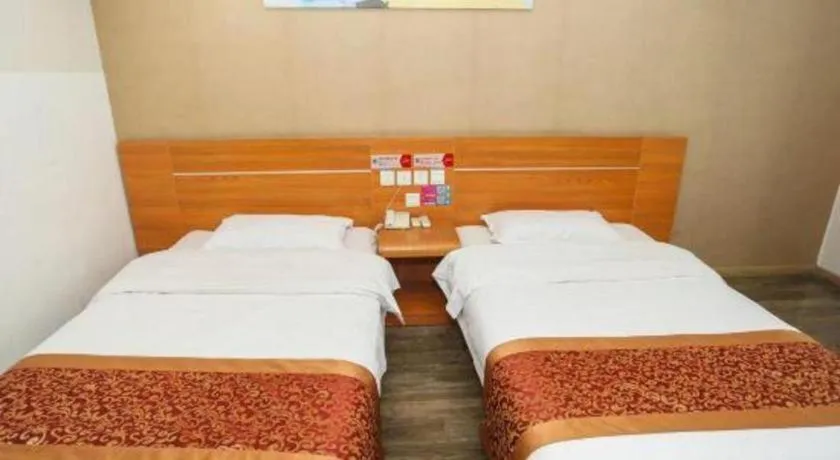 Bed in Thank Inn Hotel Hebei Hengshui Ronghua North Street