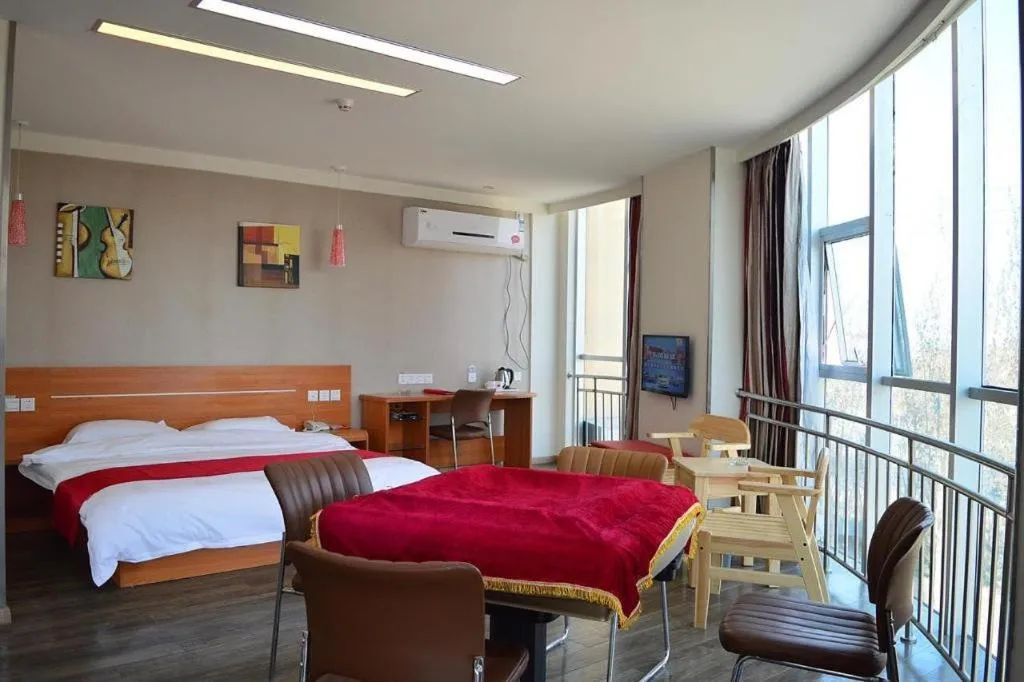 Bed in Thank Inn Hotel Hebei Hengshui Ronghua North Street