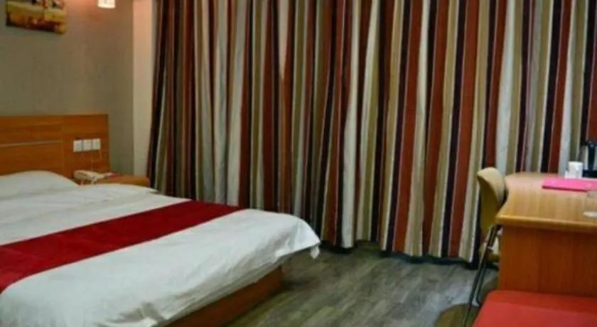 Bed in Thank Inn Hotel Hebei Hengshui Ronghua North Street