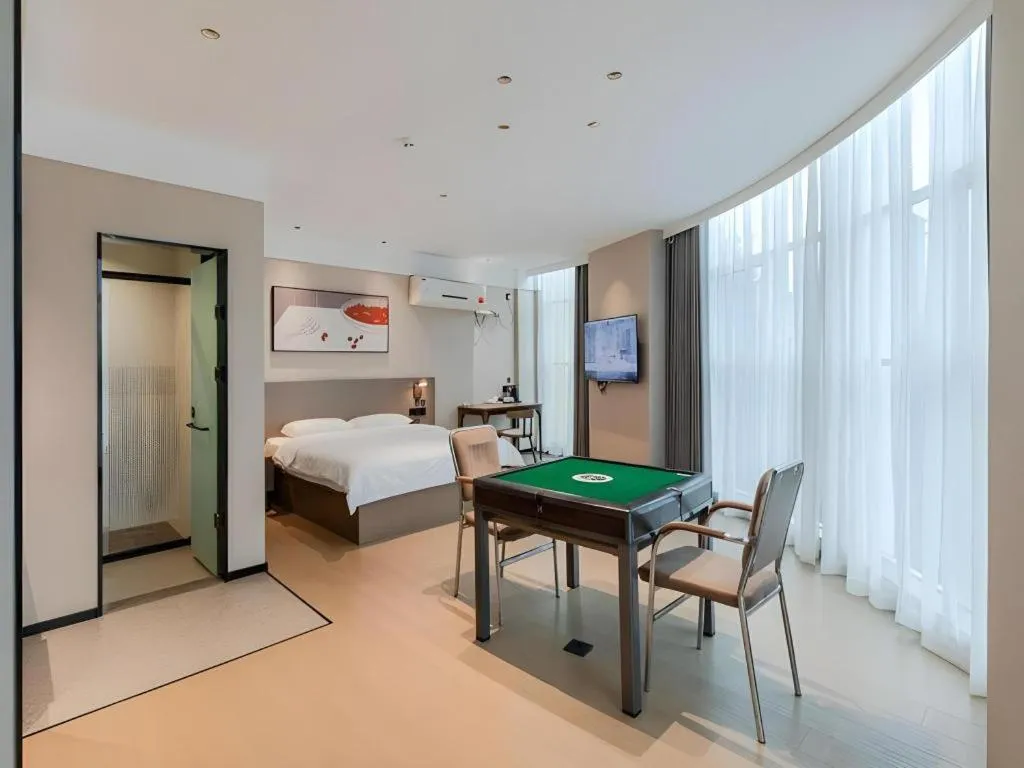 Bed in Thank Inn Hotel Hebei Hengshui Ronghua North Street