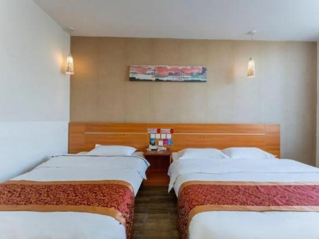 Bed in Thank Inn Hotel Hebei Hengshui Ronghua North Street