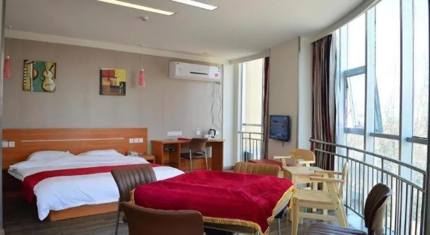 Bed in Thank Inn Hotel Hebei Hengshui Ronghua North Street