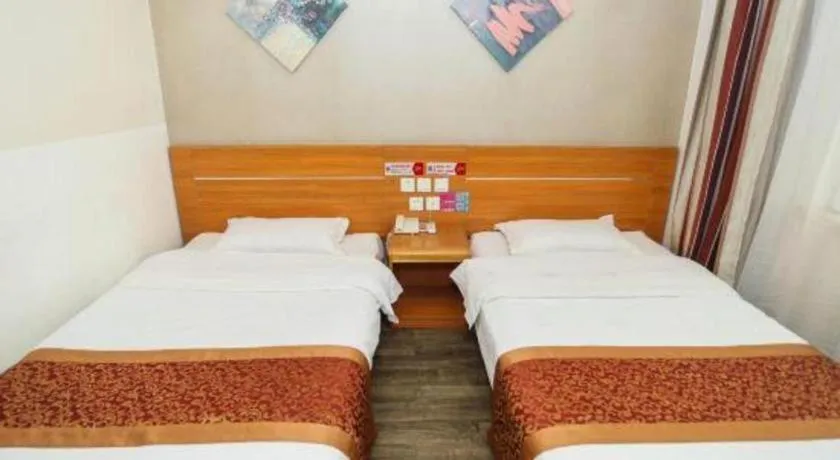 Bed in Thank Inn Hotel Hebei Hengshui Ronghua North Street