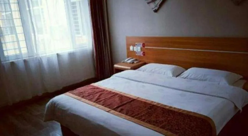 Bed in Thank Inn Hotel Hebei Hengshui Ronghua North Street
