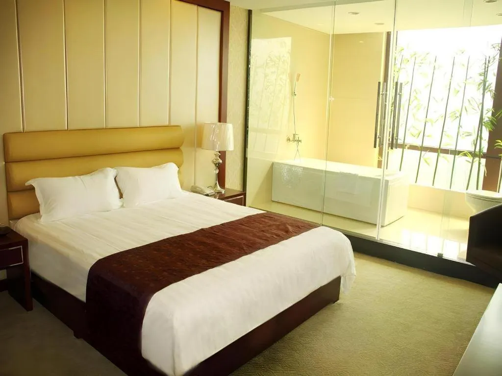 Bed in Shanghai Dikang Boutique Hotel