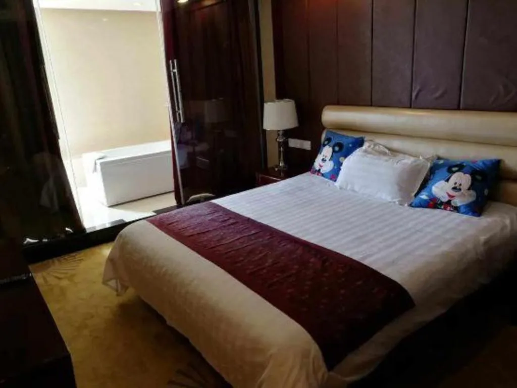 Bed in Shanghai Dikang Boutique Hotel