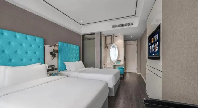 Bed in Xana Hotelle Chongqing Jiefangbei Center Branch