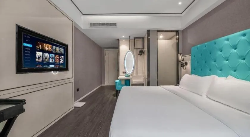 Bed in Xana Hotelle Chongqing Jiefangbei Center Branch