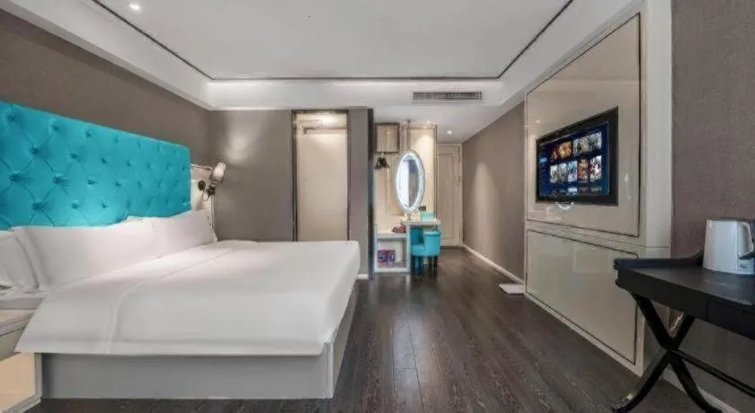 Bed in Xana Hotelle Chongqing Jiefangbei Center Branch