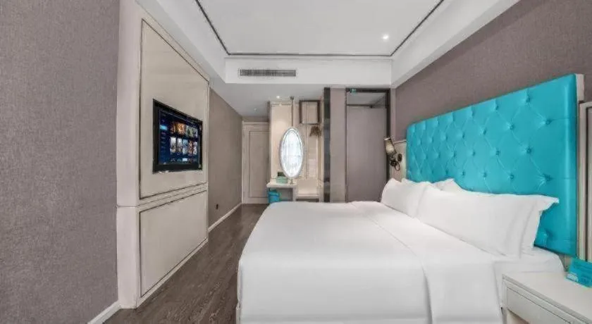 Bed in Xana Hotelle Chongqing Jiefangbei Center Branch