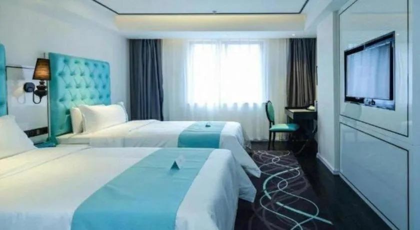 Bed in Xana Hotelle Chongqing Jiefangbei Center Branch