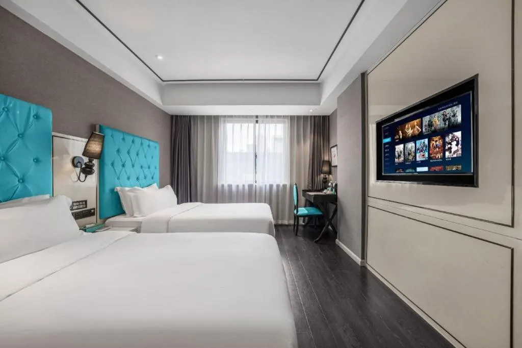 Bed in Xana Hotelle Chongqing Jiefangbei Center Branch