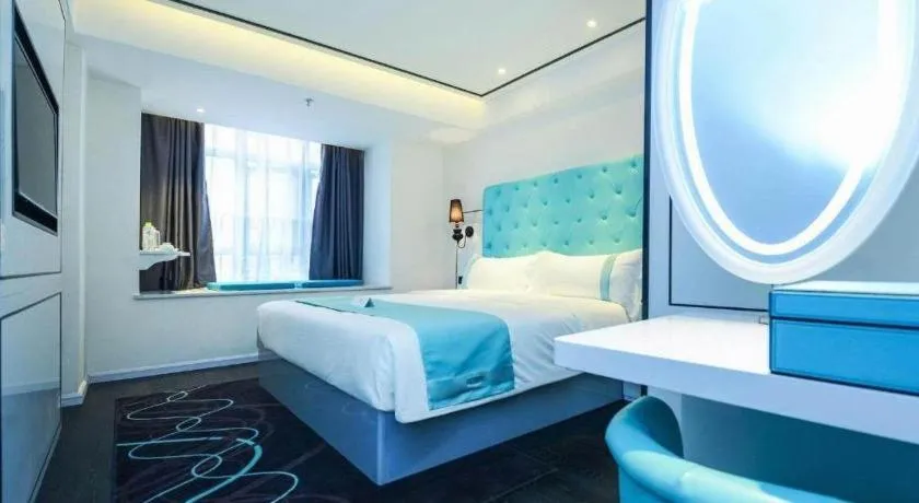 Bed in Xana Hotelle Chongqing Jiefangbei Center Branch