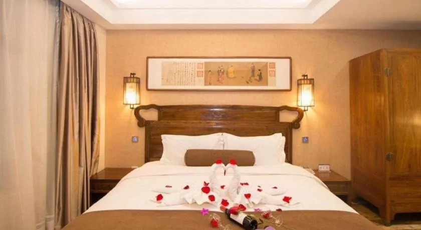 Bed in James Joyce Coffetel Xian Dayanta Metro Station Branch