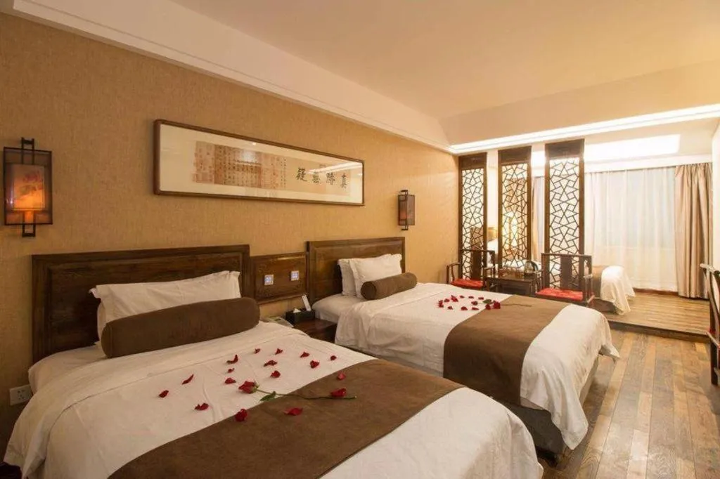 Bed in James Joyce Coffetel Xian Dayanta Metro Station Branch