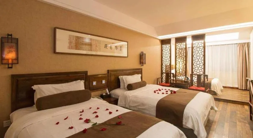 Bed in James Joyce Coffetel Xian Dayanta Metro Station Branch