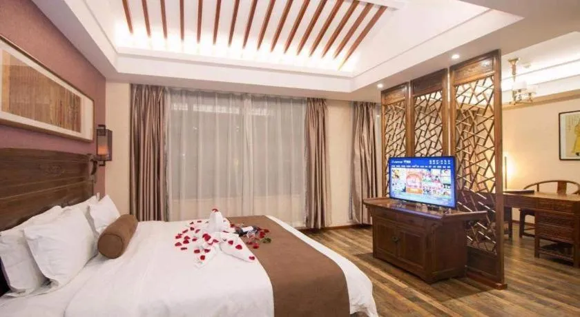 Bed in James Joyce Coffetel Xian Dayanta Metro Station Branch