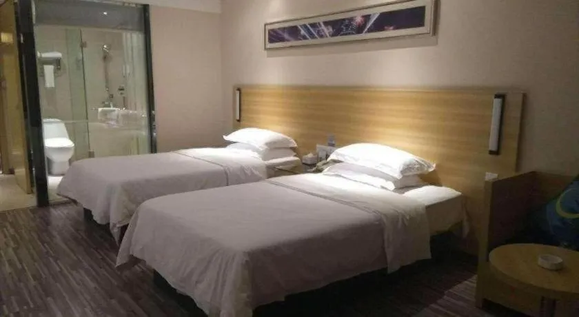 Bed in City Comfort Inn Xianning South Station Wanda