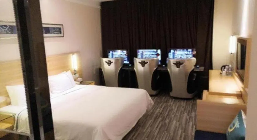 Bed in City Comfort Inn Xianning South Station Wanda