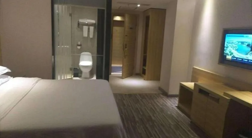 Bed in City Comfort Inn Xianning South Station Wanda