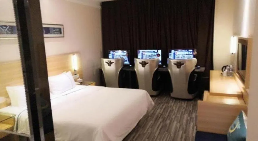 Bed in City Comfort Inn Xianning South Station Wanda