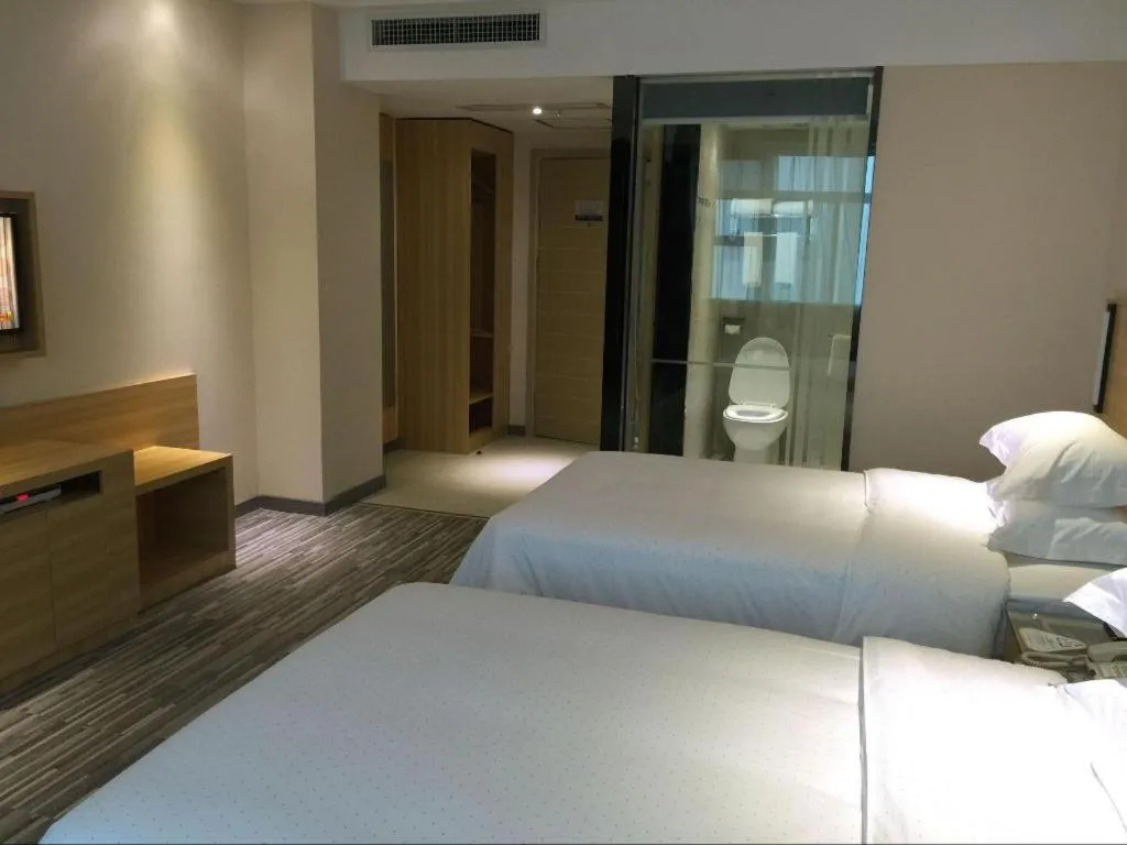 Bed in City Comfort Inn Xianning South Station Wanda