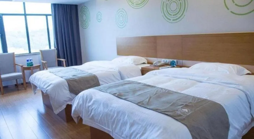 Bed in GreenTree Inn Anqing Yuexixian Wenquan Branch