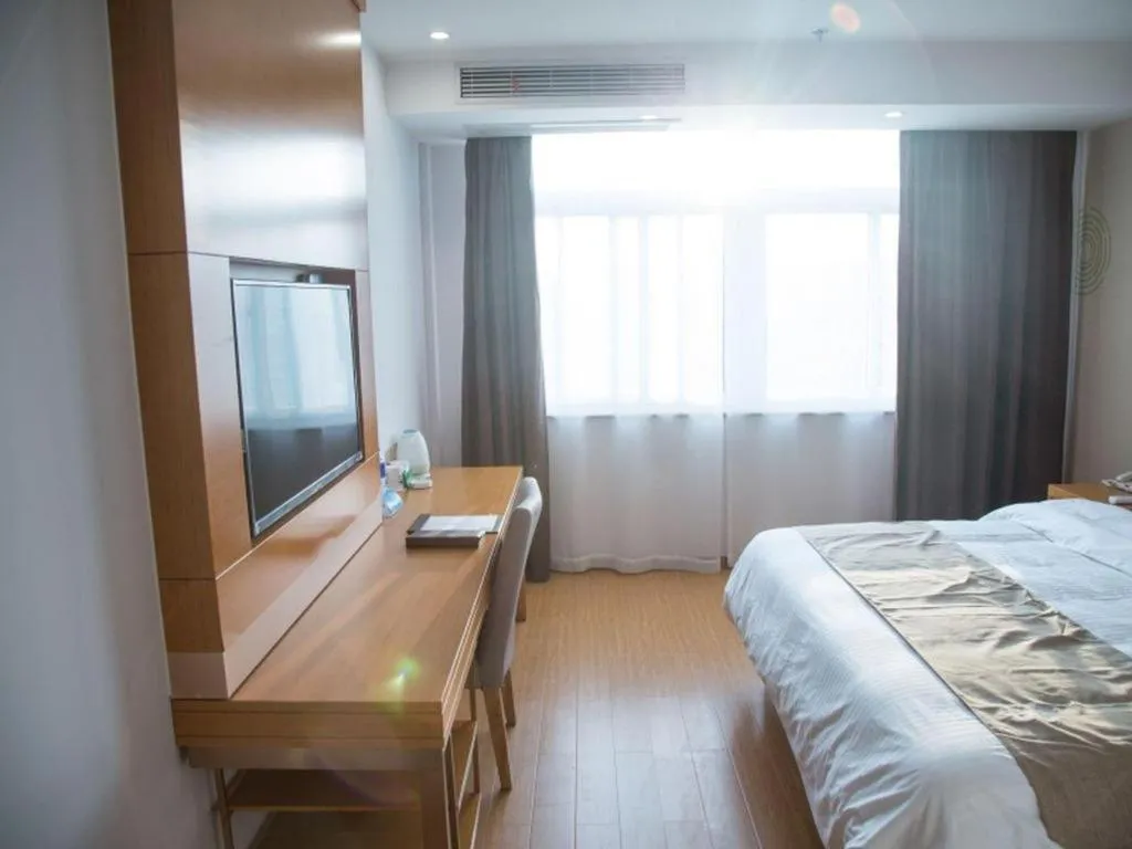 Bed in GreenTree Inn Anqing Yuexixian Wenquan Branch