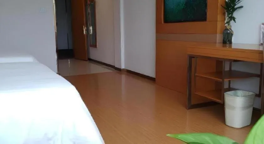 Bed in GreenTree Inn Anqing Yuexixian Wenquan Branch