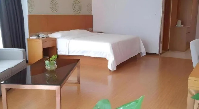 Bed in GreenTree Inn Anqing Yuexixian Wenquan Branch