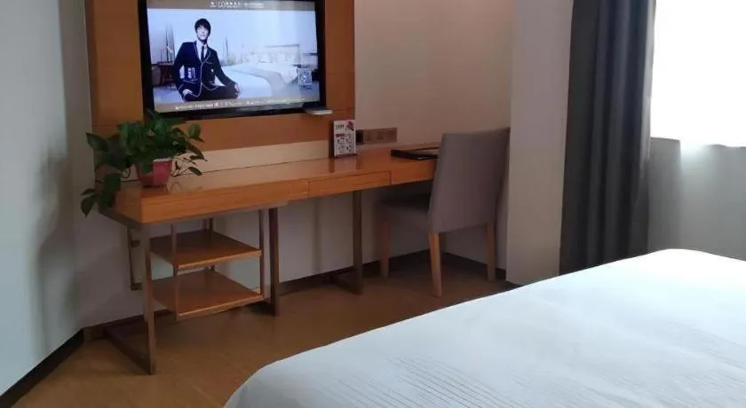 Bed in GreenTree Inn Anqing Yuexixian Wenquan Branch