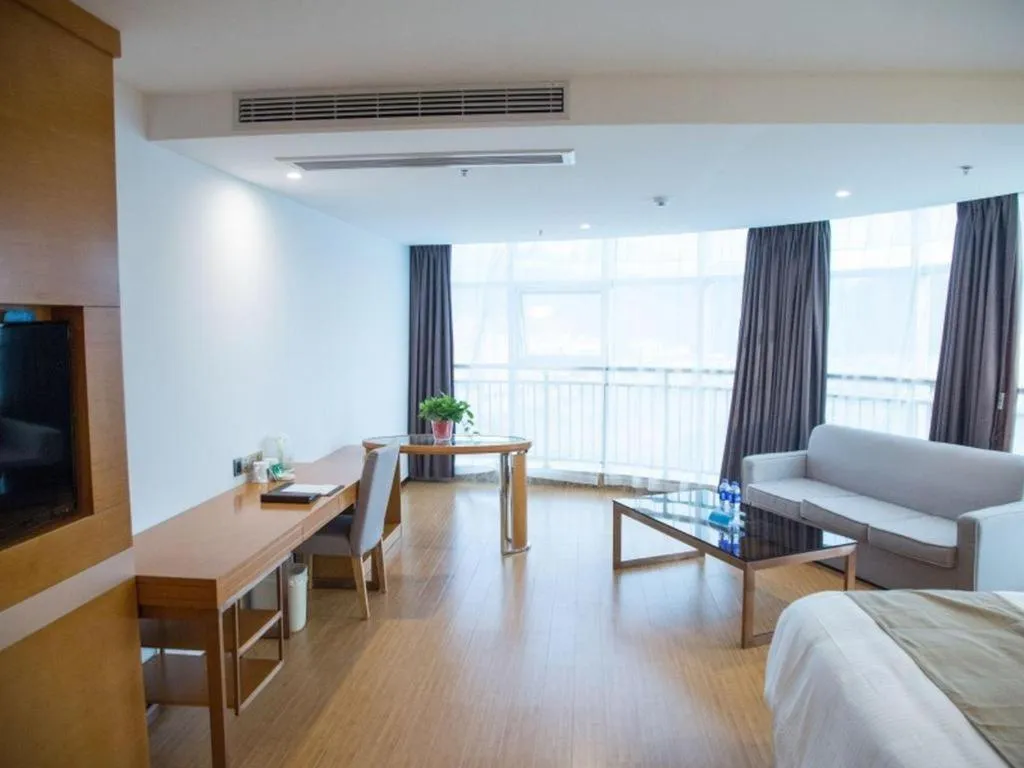 Bed in GreenTree Inn Anqing Yuexixian Wenquan Branch