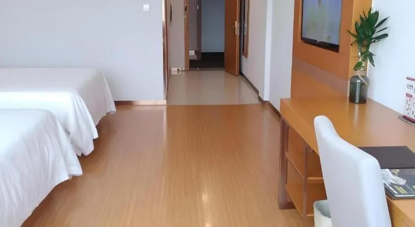 Bed in GreenTree Inn Anqing Yuexixian Wenquan Branch