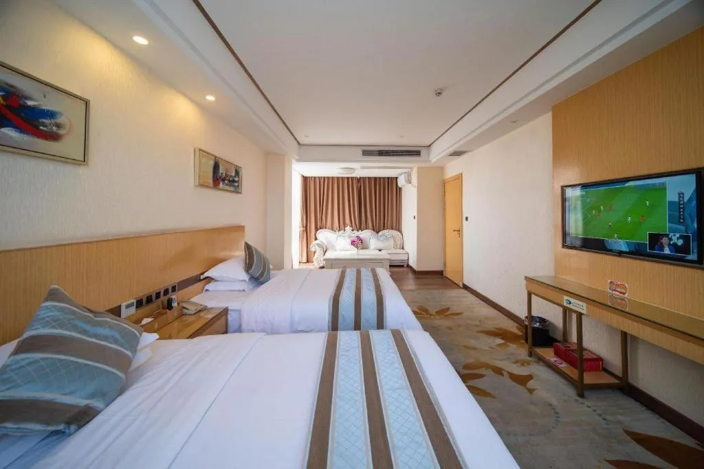 Bed in GreenTree Alliance Foshan West Station Luowu Road Hotel