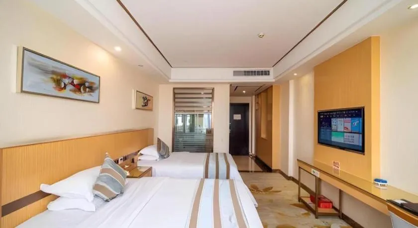 Bed in GreenTree Alliance Foshan West Station Luowu Road Hotel
