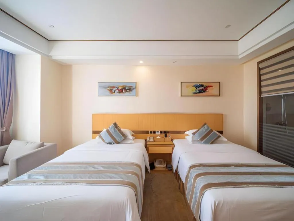 Bed in GreenTree Alliance Foshan West Station Luowu Road Hotel