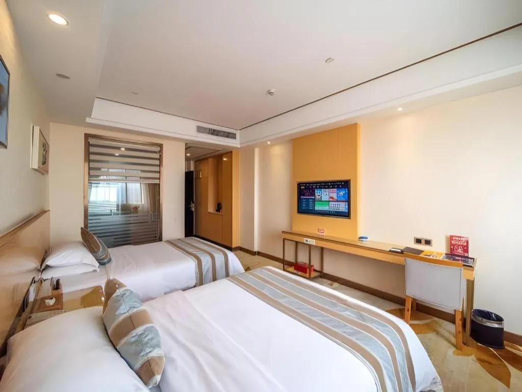 Bed in GreenTree Alliance Foshan West Station Luowu Road Hotel