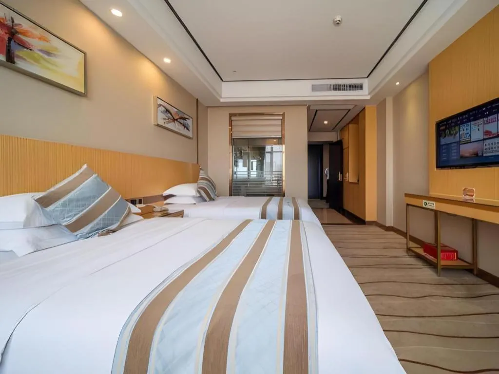 Bed in GreenTree Alliance Foshan West Station Luowu Road Hotel