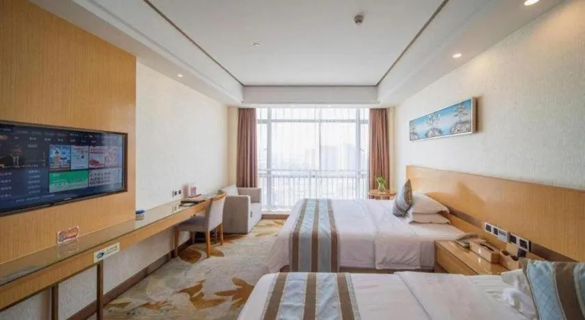 Bed in GreenTree Alliance Foshan West Station Luowu Road Hotel