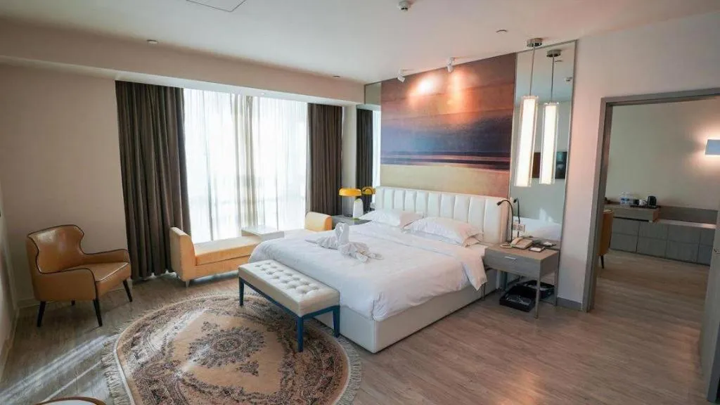 Bed in Jinjiang Metropolo Hotel - Turpan Administration Center