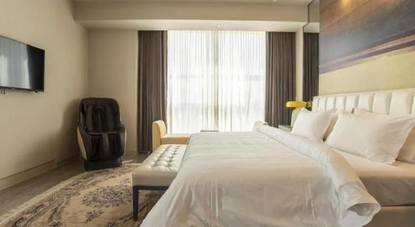 Bed in Jinjiang Metropolo Hotel - Turpan Administration Center