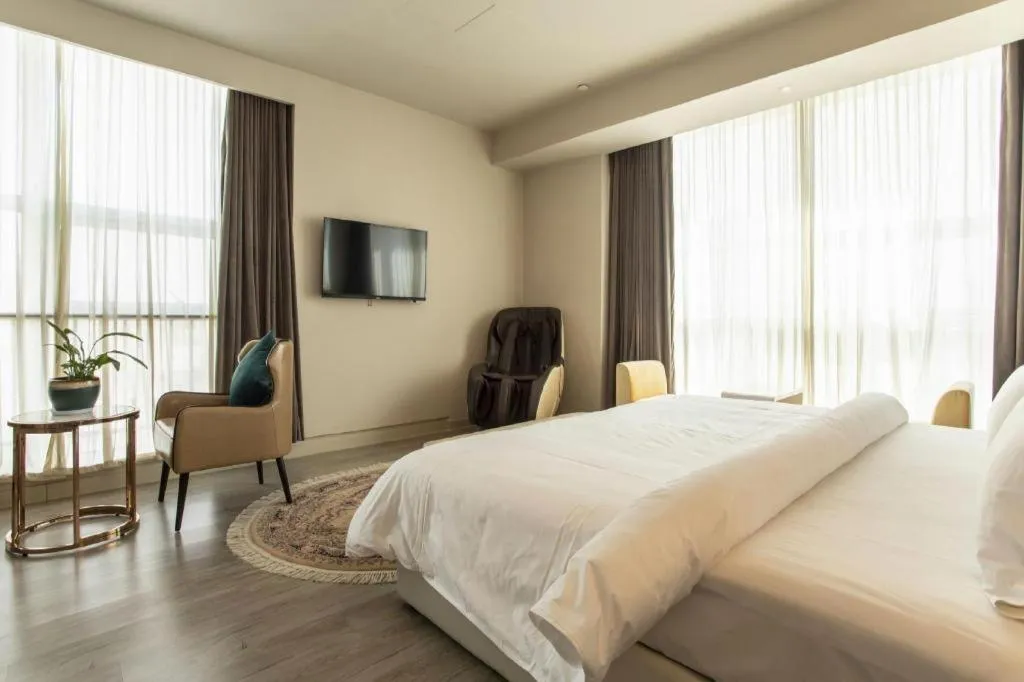 Bed in Jinjiang Metropolo Hotel - Turpan Administration Center